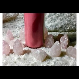 Raw Natural Rose Quartz Pyramid Crystal